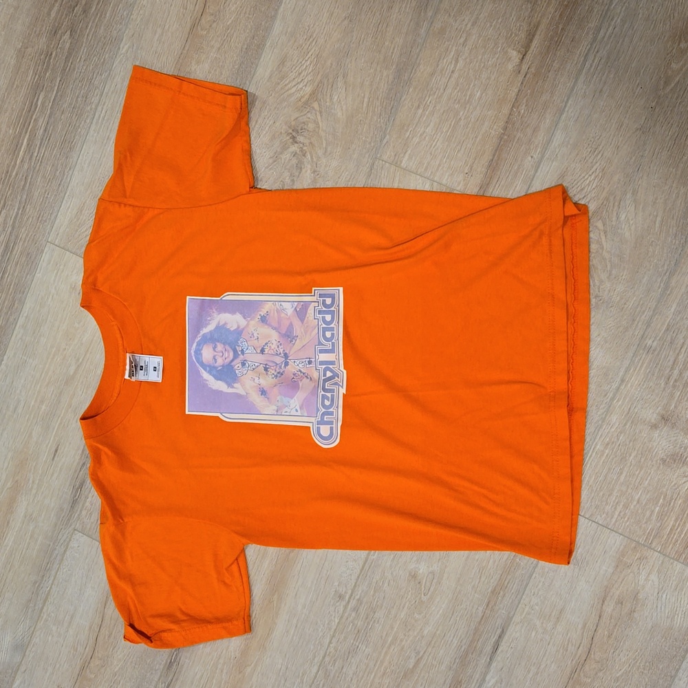 Y2K Fruit of the Loom shirt with big Cheryl Ladd iron on